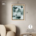 thumbnail image 4 of Diluted Smoke In The Snow Watercolor Boho Abstracts Canvas Wall Art by Art Remedy, Gold Floater Frame, 25.5" x 31.5", 4 of 6