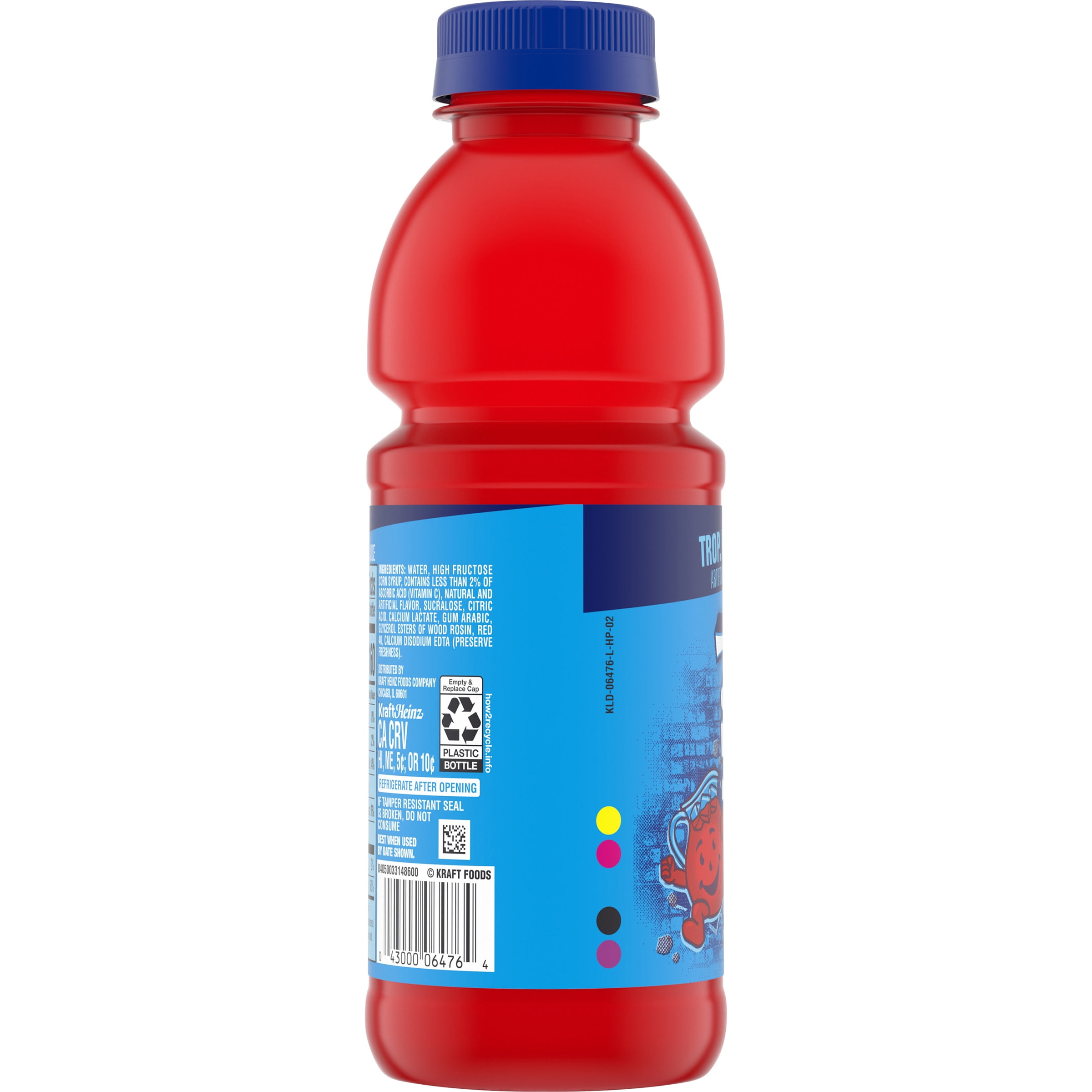 Kool-Aid Tropical Punch Artificially Flavored Soft Drink, 16 fl oz Bottle