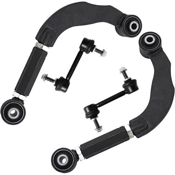 Detroit Axle - AWD 4pc Rear End Suspension Kit for 2017 2018 2019 2020 2021 Honda CR-V, 2 Upper Control Arms Assembly 2 Stabilizer Sway Bar End Links Replacement
