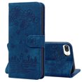 thumbnail image 3 of Dteck for iPhone 7 Plus Case, PU Leather Embossed Comic Flip Wallet Case with Cart Slot Hand Strap and Kickstand Shockproof Protective Case for iPhone 7 Plus 5.5" 2016 Women Men, Blue, 3 of 9