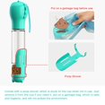 thumbnail image 3 of Dog Travel Water Bottle,Portable Dog Water Bottle Pet Drinking Bottle Drink Cup Dish Bowl Dispenser for Walking Traveling Hiking, Multifunctional Outdoor Water&Food Bowl for Dogs and Cats, 3 of 6