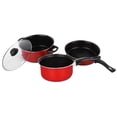 thumbnail image 4 of IFANLANDOR 3pcs Non Stick Cooking Pan Set Frying Pan Soup Pot For Use Space Saving And Cooking Accessories For Home Chefs, 4 of 7