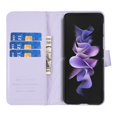 thumbnail image 4 of K-Lion for iPhone 12 Pro / 12 6.1" Wallet Case for Women Girls,Luxury Elegant Pu Leather Card Slots Holder Shockproof Flip Case Kickstand Full Phone Cover for iPhone 12 Pro / 12 6.1",Purple, 4 of 5