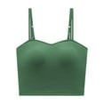 thumbnail image 4 of aidice Cotton Women's Tank Tops Built in Bra Stretchy Sports Bra Chest Wrapped Undershirts Strap Tanks, 4 of 5