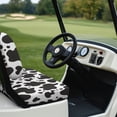 thumbnail image 6 of Pzuqiu Cow Print 2-Piece Golf Cart Seat Covers | Breathable Washable Universal Fit for Most 2-Seater Golf Carts | Durable Protective Decor, 6 of 10