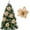 4 Pc, variant on CoreLiving 1 Pc Poinsettia Artificial Flowers, Red Velvet Glitter Magnolia Flower Ornaments for Christmas Tree Decorations, Realistic Xmas Holiday Floral Picks