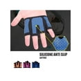 thumbnail image 3 of 1 Pair Unisex Half Four Finger Wrist Training Gloves Sport Fitness Gym Exercise Accessories Anti-slip, 3 of 5