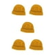 thumbnail image 3 of Qarigey Gorras Otoño Invierno Gorros de punto más cálidos Sombreros de protección Casual Elástico Hip Hop Accesorios Esquí medio amarillo Type2 NO2 Qarigey CBP266557, 3 of 4