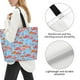thumbnail image 3 of Balery Flamingo Bolsa Tote Estilo Estético con Cremalleras, Bolsa de Hombro, Bolsa de Compras Grande y Plegable, 3 of 8