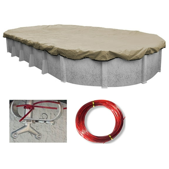 HPI Armor Kote 15' x 33' Oval Swimming Pool Winter Cover