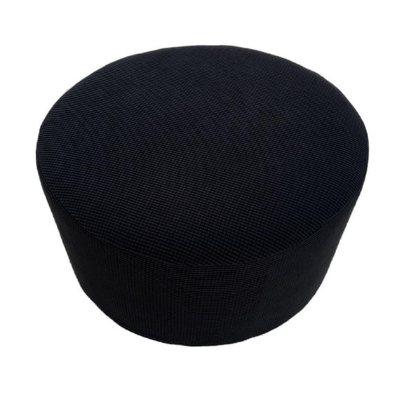 SDFGTstore Ottoman Slipcover Easy Care Elastic Slipcover for Protecting Round Footstools