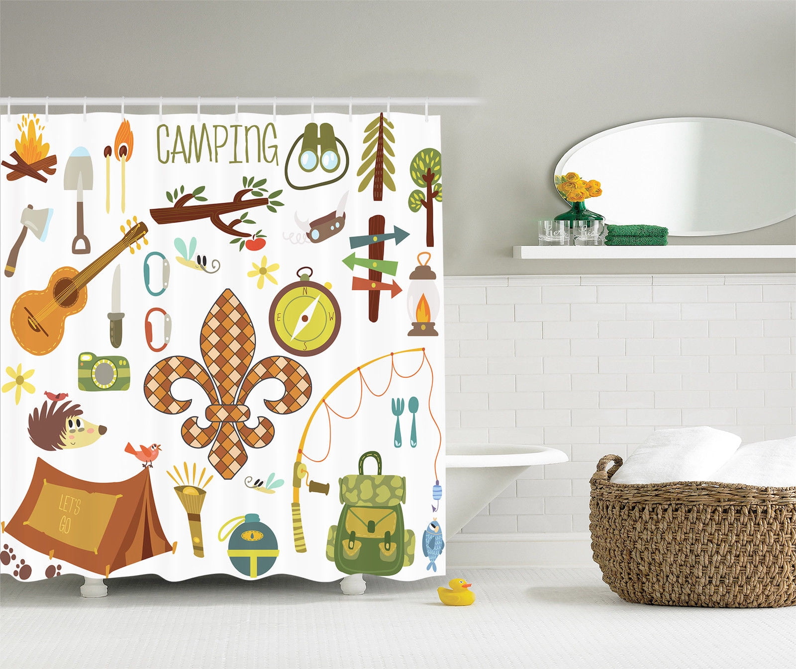 Camping Equipments Boy Scout Fleur De Lis Fishing Lure Lake House