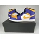 thumbnail image 3 of N I-K-E A i r-Jor-dan 1 Mid Lakers Purple University Gold Retro DQ8426-517 Mens New, 3 of 6