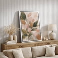 thumbnail image 4 of Framed Canvas Wall Art Soft Abstract Botanical Leaves Print for Living Room Decoration - 24"x36" WHITE, 4 of 8