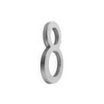 thumbnail image 4 of Montague Metal Products 24" Brushed Aluminum Floating or Flat Modern House Numbers 0-9 - 8, 4 of 6