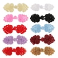 thumbnail image 4 of 2-9 piezas 20 pares de botones de rana con nudo  para Cheongsam rojo piezas Sunnimix Botones, 4 of 8