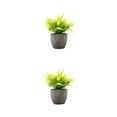 thumbnail image 1 of Redempat Plastic Easy To Clean Artificial Succulent Realistic Appearance Long-lasting Durability Eco-friendly yellow rose 2Set, 1 of 6