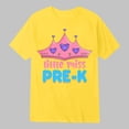 thumbnail image 2 of Byoo Girls Summer Cute T Shirt Little Miss Pre K Letter Print School Short Sleeve Tshirt Soft Pullover Top, 2 of 3