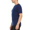 thumbnail image 3 of Men's Merino Wool Microweight Raglan T-shirt - Navy - Medium, 3 of 4