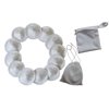 Savvy Mama! 12 Pack Organic Bamboo Contoured Nursing Pads plus mesh laundry bag/ carry bag. Washable. Reusable.