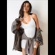 thumbnail image 5 of Vestido Mini de Canalé con Cuello en V y Tirantes Finos para Mujer (2025) XL, 5 of 9