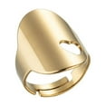 thumbnail image 2 of Fiudx Conjunto de Joyería de Moda, Elegante Anillo y Pulsera de Oro, Tamaño Ajustable, Material de Cobre, Diseño de Apertura para Parejas, Accesorio Elegante, Regalo para Ella, Declaración de Moda., 2 of 3