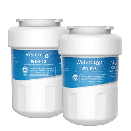 

Waterdrop MWF Refrigerator Water Filter Replacement for GE® SmartWater MWF MWFINT MWFP MWFA GWF HDX FMG-1 GSE25GSHECSS WFC1201 RWF1060 197D6321P006 Kenmore 9991 Pack of 2(Packing may vary)