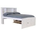 thumbnail image 5 of OS Home and Office Furniture 80221K6-22 Solid Pine Bookcase Bed in Casual White, 5 of 6