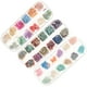 thumbnail image 2 of 3 cajas de encanto de manicura ultradelgada Parche de brillo irregular Pegatinas de uñas DIY Nail Art Shell Flakes Accesorios de uñas para mujeres niñas (12 rejillas en 1 caja), 2 of 6