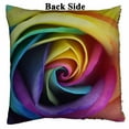 thumbnail image 2 of PKQWTM Macro of rainbow rose flower and colorfull petals Reversible Mermaid Cushion Cover Home Decor Sequin Pillow Case Size 18x18 inches, 2 of 2