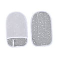 thumbnail image 3 of 2 piezas Mini tablero de planchado de Anti Steam Mitten Guantes portátiles portátiles para vaporizador de prendas de ropa para collar de puños cabeza redonda, 3 of 8