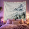 thumbnail image 2 of Mountain Lake Vast with Atmospheric Upper Portion Series, Mystical Fantasy for Space Lovers, Galaxy Room Decor, Housewarming Gift, Tapestry Wall Hanging for Bedroom and Dorm, 2 of 7