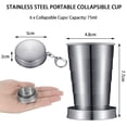 thumbnail image 2 of Tessco para ti Juego de 6 Vasos Plegables de Acero Inoxidable 75 ml, 2 of 7