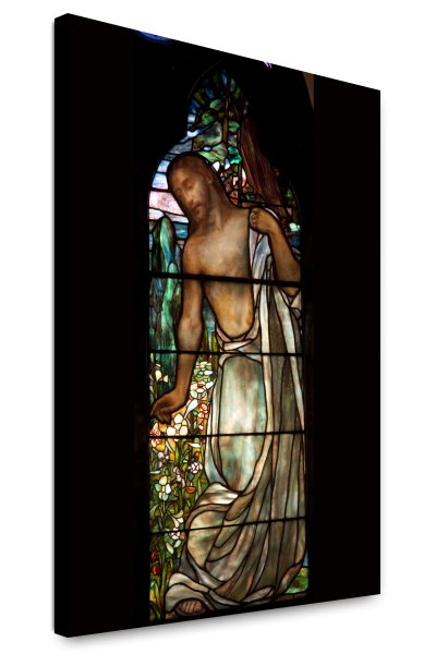 Canvas Print: Tiffany Stained Glass Windows, St. Paul's Episcopal Church, Selma