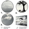 thumbnail image 3 of Designart "Silent Horizon with Cattle IV" Animals Metal Wall Decor, 3 of 5
