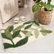 thumbnail image 1 of Green Leaves Bath Mats Bathroom Rugs Non-slip Soft Microfiber Absorbent Machine Washable Entrance Doormat For Bathroom Floor Tub Shower 17.5 X 25.5 In, 1 of 1
