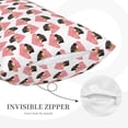 thumbnail image 3 of Haiem Pillowcase for Hair and Skin Queen Dachshund dogs and hearts Printed Soft Pillowcase with Envelope Closure-20"x30", 3 of 6