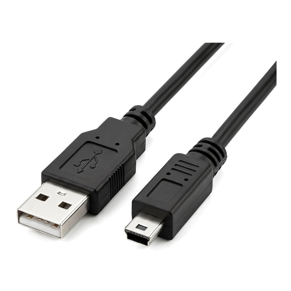 PS3 Controller Charging Cable, 3.3ft USB 2.0 A to Mini USB 2-in-1 Data Sync Charger Cord for Sony PlayStation 3/PS3 Slim Controller, PS Move, Digital Cameras, GPS, MP3 Players & More