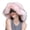 1, variant on Faux Furs Caps Large Brims Hat Thick Warm Bucket Hat Cold Weather Headwear