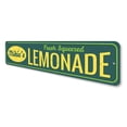 thumbnail image 4 of Fresh Squeezed Lemonade Novelty Sign, Metal Wall Decor - 4x18 inches, 4 of 4