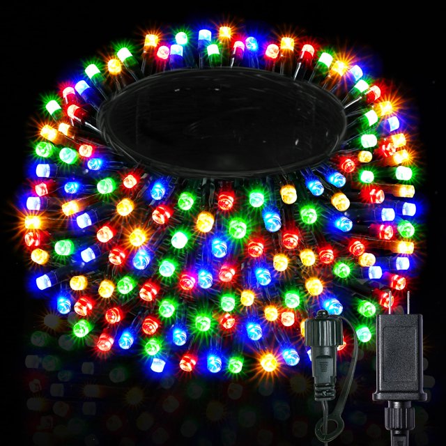 Luces navideñas BLCTec 800 LED de 83 m con 8 modos a prueba de agua