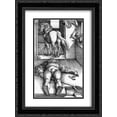 thumbnail image 1 of Hans Baldung 2x Matted 18x24 Black Ornate Framed Art Print 'Sleeping Groom and Sorceress', 1 of 2