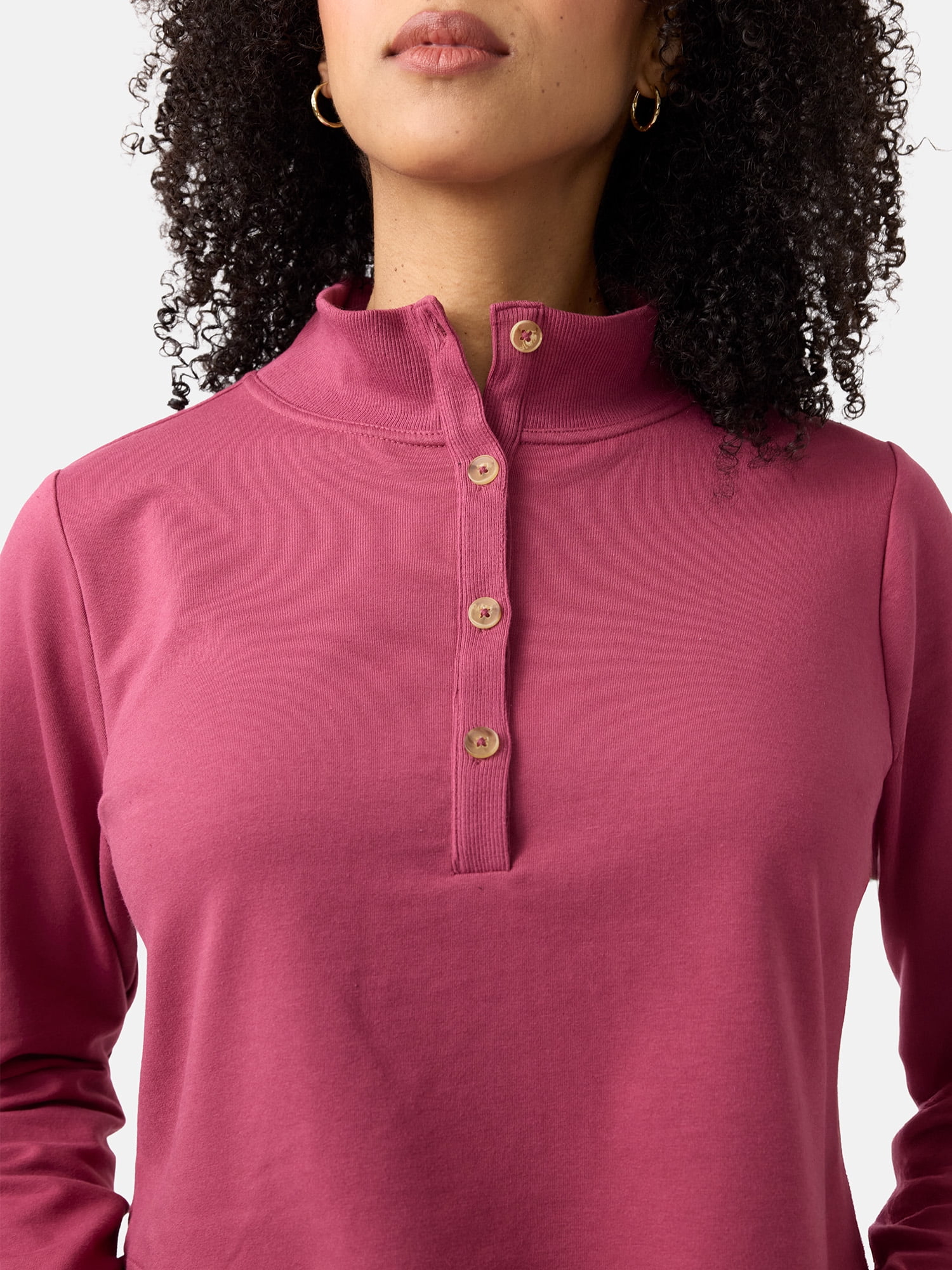 Ingrid & Isabel For Every Belly Women's Maternity Button Front Knit Top, Sizes S-XXL
