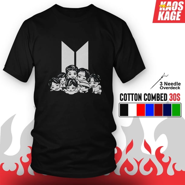 COTTON COMBED Pay In Place T-SHIRT Distro TINYTAN BTS 100% algodón peinado 30s niñas niños Unisex camisetas/camiseta Army KPOP