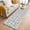 Gray, variant on 2x3 Ft Entryway Area Rug, White Leaves Kitchen Rug Runner Washable Floor Mat, Black Vintage Spring Botanical Leaf Plants Non Slip Indoor Door Mat Throw Carpet for Bathroom Living Room Bedroom