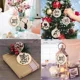 thumbnail image 5 of 10 piezas de adornos navideños de madera para hacer tú mismo, adornos colgantes para árbol de Navidad de madera sin terminar para manualidades de bricolaje, decoración para fiestas en el hogar, 5 of 5