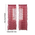 thumbnail image 3 of Dmlowu Sheer Curtains 78 inch Long, Semi-Sheer Lightweight Breathable Pleated Lace Curtains, Blackout Curtains for Living Room Bedroom Home Boho Decor, 3 of 6