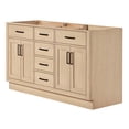 thumbnail image 4 of Ariel Hepburn 60 Inch Double Sink Base Cabinet In Oak, 4 of 10