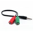 thumbnail image 2 of axGear 3,5 mm Adaptateur de Prise Audio vers Micro pour Casque Stéréo pour Téléphone Cellulaire, 2 of 4