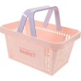 thumbnail image 1 of Cesta de ducha de almacenamiento de plástico para spa con asa para baño, salud, cosméticos, artículos para el cabello y productos de belleza, pequeña, 1 of 5